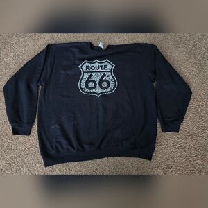 Maurices Womens route 66 crewneck sweatshirt, 2XL